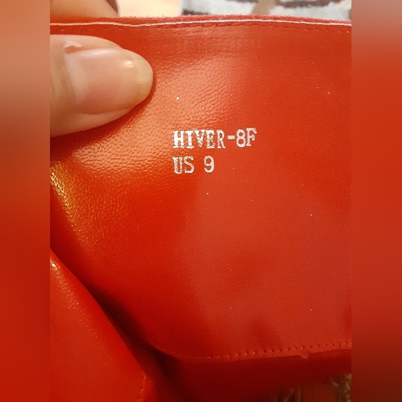 Niver Fashion Elegant Red Knee-High Heel Women's Boots Suze 9 Faux Suede Sexy - Picture 9 of 9